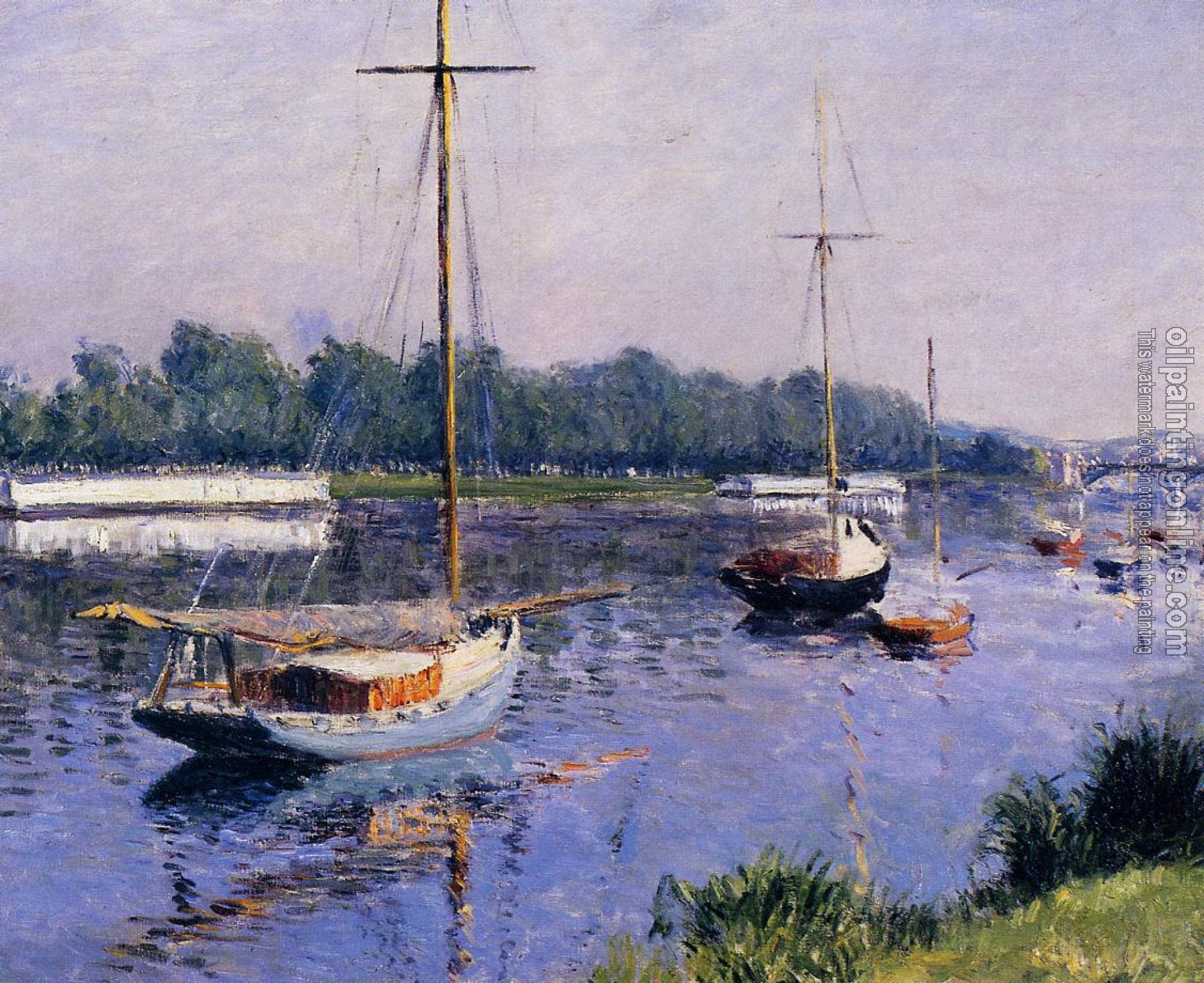 Gustave Caillebotte - The Basin at Argenteuil